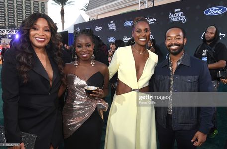 Connie Orlando, TeaMarrr, Issa Rae, and Tristen J. Winger at the 2019 Soul Train Awards