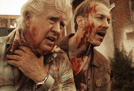Clu Gulager and Tom Gulager in Feast III: The Happy Finish (2009)