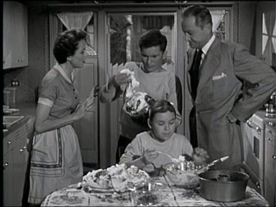 Robert Young, Lauren Chapin, Billy Gray, and Jane Wyatt in Father Knows Best (1954)