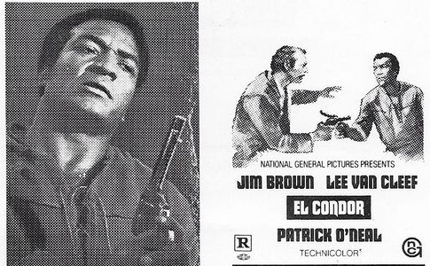 Jim Brown and Lee Van Cleef in El Condor (1970)