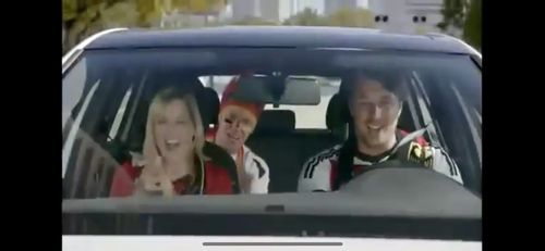Still of Tom Izdon in The Volkswagen commercial