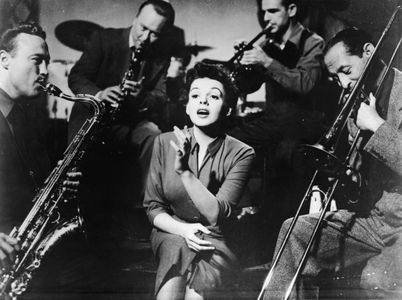 Judy Garland, Laurindo Almeida, and Jay Johnson in A Star Is Born (1954)