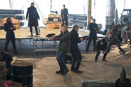 Wentworth Miller, Dominic Purcell, and Casper Crump in DC's Legends of Tomorrow (2016)