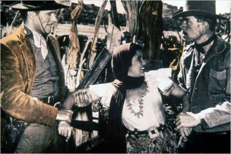 Lee Marvin, Philip Carey, and Roberta Haynes in Gun Fury (1953)