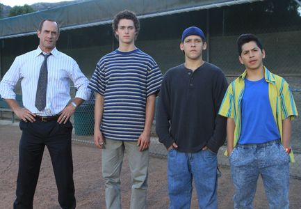 Christopher Meloni, Tyler Foden, Connor Buckley, and Kevin Balmore in Surviving Jack (2014)
