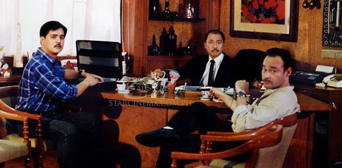 Robert Arevalo, Mark Gil, and Edgar Mande in Amanos: Patas ang laban (1997)