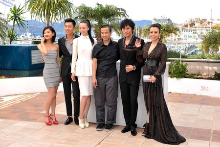 Ye Lou, Lei Hao, Hao Qin, Yawen Zhu, Xi Qi, and Fangyuan Chang at an event for Mystery (2012)