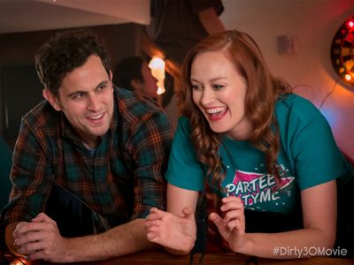(l to r) Matt Dellapina and Mamrie Hart in DIRTY 30 (Lionsgate)