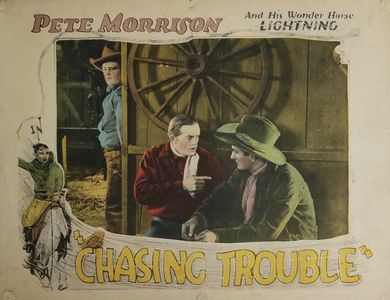 Tom London, Pete Morrison, and Skeeter Bill Robbins in Chasing Trouble (1926)