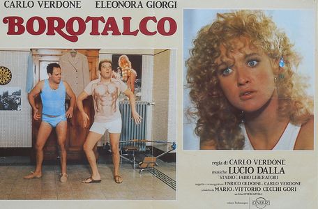 Christian De Sica, Eleonora Giorgi, and Carlo Verdone in Talcum Powder (1982)