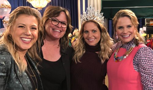 With Jodie Sweetin, Candace Cameron Burr, Andrea Barber