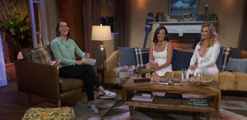 Daryn Carp, Sonja Morgan, and Luann de Lesseps in Luann and Sonja: Welcome to Crappie Lake: Watch with Luann and Sonja (
