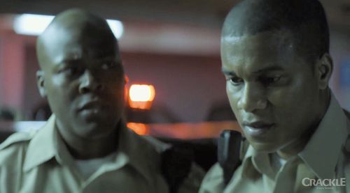 Cory Hardrict and Mike Whaley in The Oath (2018)