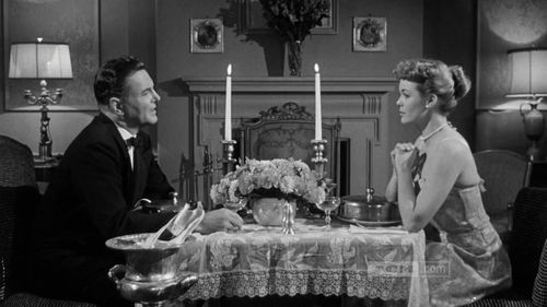Nancy Gates and John Sutton in Death of a Scoundrel (1956)
