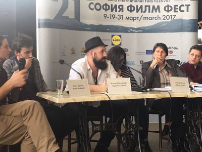press conference Groom's Block - Sofia Film Fest