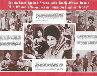 Sophia Loren, Peter Finch, Arnoldo Foà, Jack Hawkins, Hans Verner, and Frank Wolff in Judith (1966)