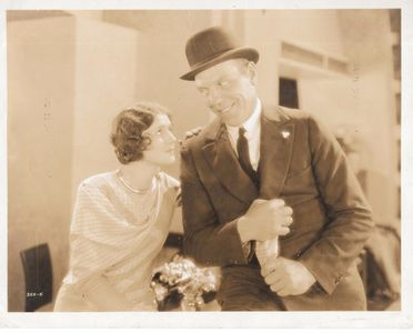 Karl Dane and Marceline Day in Detectives (1928)