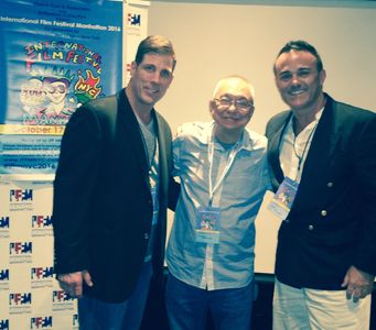 Brian with John B Richardson and world renown writer Ricardo Lee at International Film Festival of Manhattan event.