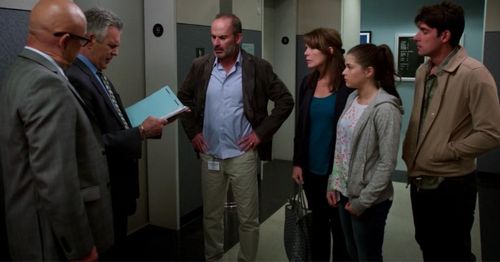 Michael Paul Chan, Tony Denison, Mark Derwin, Megan Gallagher, Nick Clifford, and Virginia Tucker in Major Crimes (2012)