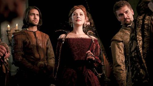 Actress Emma Hamilton as Eleanor Belgard in The Musketeers (BBC)