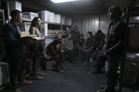 Alycia Debnam-Carey, Mercedes Mason, and Michael William Freeman in Fear the Walking Dead (2015)