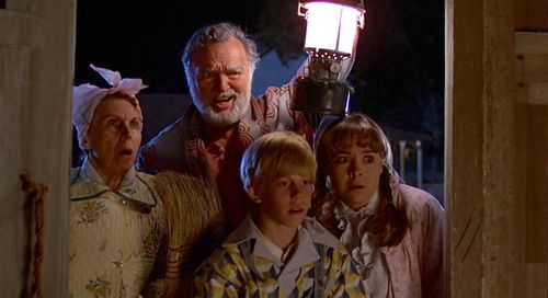 Ivy Bethune, Katherine Britton, Will Hare, and Jason Marin in Back to the Future (1985)