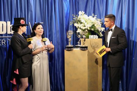 Alex Borstein, Amy Sherman-Palladino, and Tim Kash at an event for IMDb at the Emmys (2016)