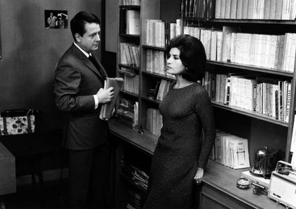 Nelly Benedetti and Jean Desailly in The Soft Skin (1964)