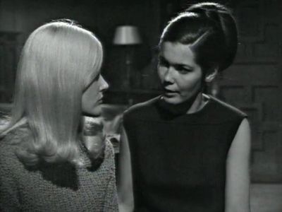 Nancy Barrett and Alexandra Isles in Dark Shadows (1966)