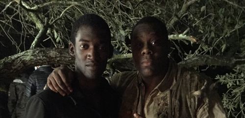 Me with Malachi Kirby(Kunta Kinte) of the Roots Remake