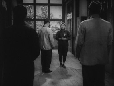 Takako Irie, Sôji Kiyokawa, Ichirô Sugai, and Yôko Yaguchi in The Most Beautiful (1944)