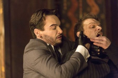 Jonathan Rhys Meyers and Alec Newman in Dracula (2013)