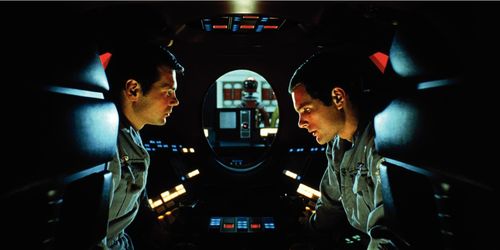 Keir Dullea, Gary Lockwood, and Douglas Rain in 2001: A Space Odyssey (1968)