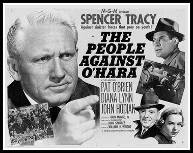 Spencer Tracy, Pat O'Brien, Ann Doran, John Hodiak, and Diana Lynn in The People Against O'Hara (1951)