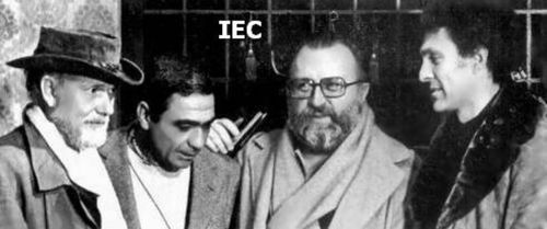 Sergio Leone, Sam Peckinpah, Giuseppe Rotunno, and Monte Hellman in China 9, Liberty 37 (1978)