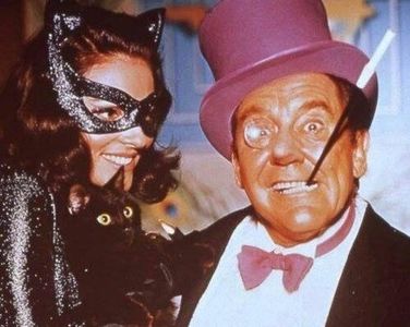 Burgess Meredith and Lee Meriwether in Batman (1966)