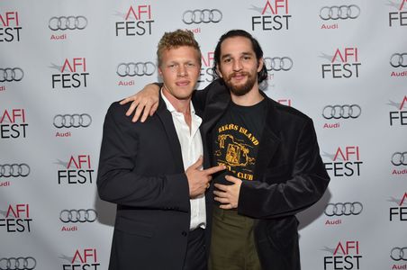 Josh Safdie and Sebastian Bear-McClard at an event for Heaven Knows What (2014)