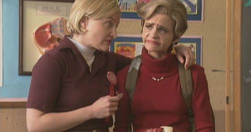 Amy Sedaris and Sarah Thyre in Strangers with Candy (1999)