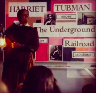 as Harriet Tubman on Blackish