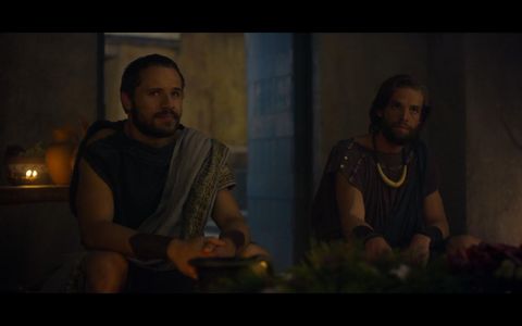 Chris Fisher and Christiaan Schoombie in Troy: Fall of a City (2018)
