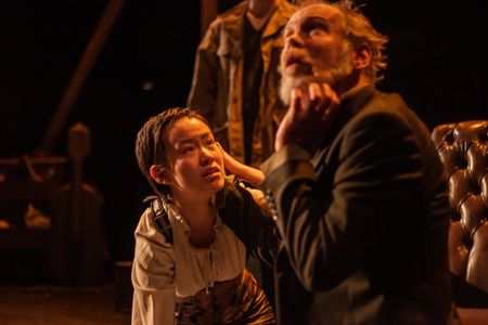 Aileen Wu as “Cordelia” and Louis Butelli as “King Lear”