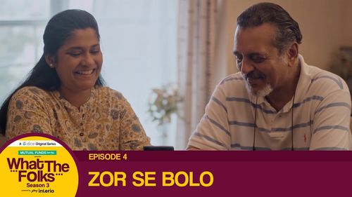 Renuka Shahane and Shishir Sharma in What the Folks: Zor Se Bolo (2019)