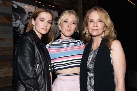Lea Thompson, Zoey Deutch, and Madelyn Deutch at an event for The Year of Spectacular Men (2017)