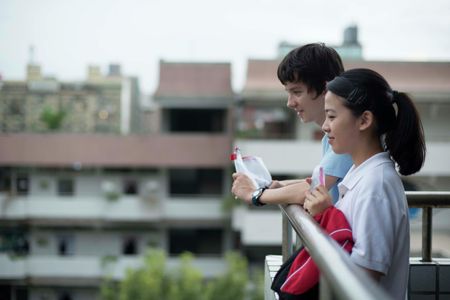 Jo Yang and Asa Butterfield in A Brilliant Young Mind (2014)