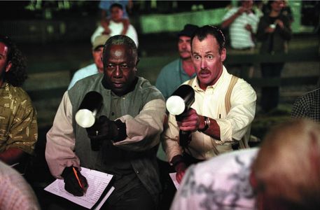 John C. McGinley and Hank Aaron in Summer Catch (2001)