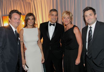 George Clooney, Matthew Perry, Edie Falco, and Elisabetta Canalis