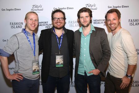 Oxenfree at the Newport Beach Film Festival. From Left: Timothy J. Meyer, Dan Glaser, Steven Molony, Brandon Heitkamp