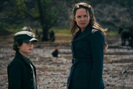 Jonah Collier and Eileen O'Higgins in Billy the Kid (2022)