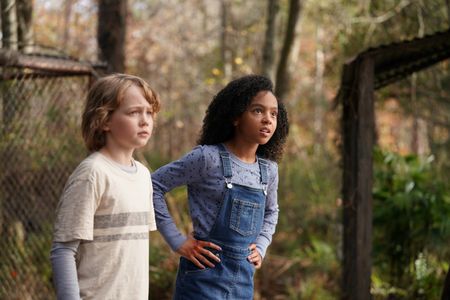 Madalen Mills and Christian Convery in The Tiger Rising (2022)