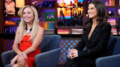 Sutton Stracke and Kaitlan Collins in Watch What Happens Live with Andy Cohen: Sutton Stracke & Kaitlan Collins (2024)